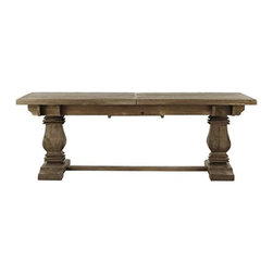 Aldridge Antique Grey Extendable Dining Table - Dining Tables