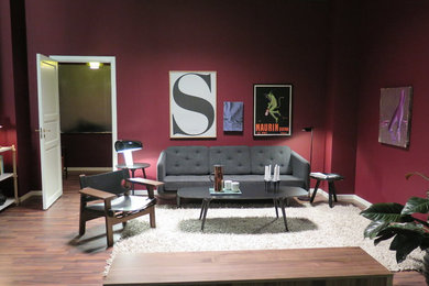 Inspiration for a midcentury living room in Copenhagen.
