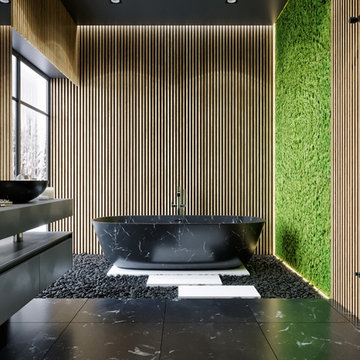 Lounge - ванная комната для загородного дома