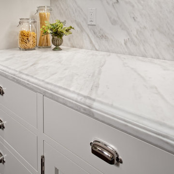 Absolute Black Granite & Calacatta Marble