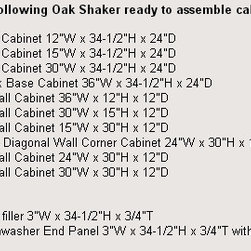 Oak Shaker 10x10 Kitchen - Kitchen Cabinetry