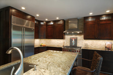 Inspiration for an eclectic kitchen remodel in Detroit