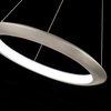 Modern Forms PD-55024 The Ring 24"W LED Suspended Ring Chandelier - Brushed