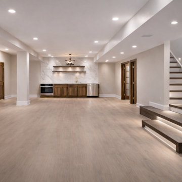 Just Completed: Beautiful Basement Remodel in Bel Air, MD