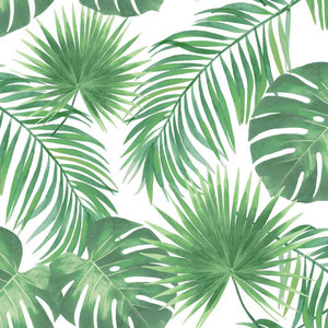 York Wallcoverings SS2540 Silhouettes Palmetto Wallpaper Green 
