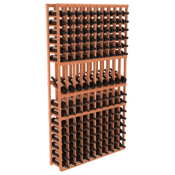 10 Column Display Row Wine Cellar Kit, Redwood, Unstained