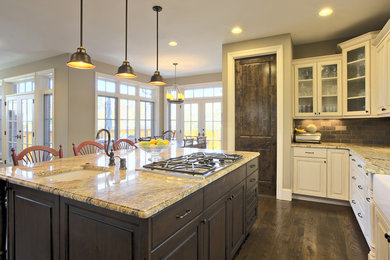 Elegant kitchen photo in Providence