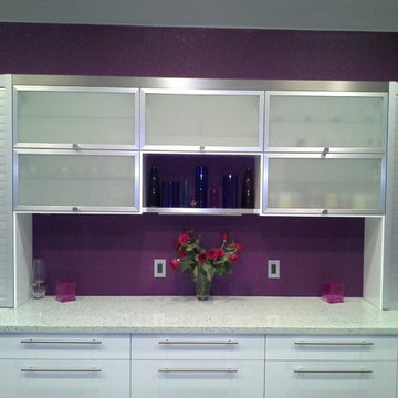 Terrazzo Kitchen Countertop & custom cabinets