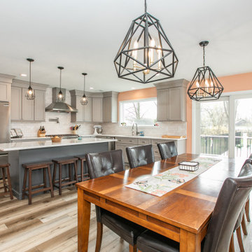 Home addition and kitchen