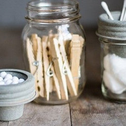 Mason Jars - Bathroom Canisters