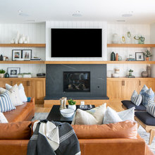 fireplace / living room