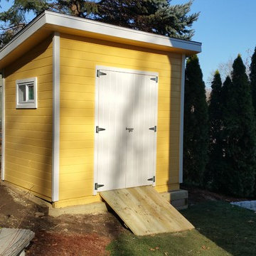 8x10 Modern Backyard Storage Sheds