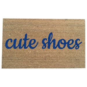 Hand Painted Nice Shoes Doormat Contemporary Doormats