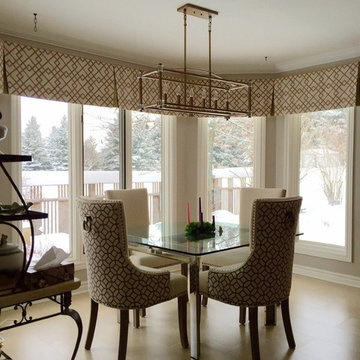 Custom Valance for Breakfast Area