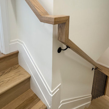 Project #144 | Slightly Curved Transitional Staircase