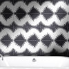 8"x8" Bettana Handmade Cement Tile, Black/White, Set of 12