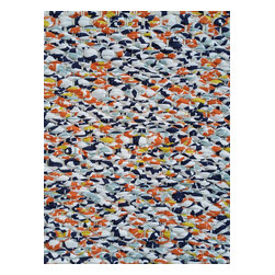 Loominaries - Imari Indoor and Outdoor Rag Rug, 8"x10" - Outdoor Rugs