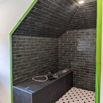 Master shower - in progress