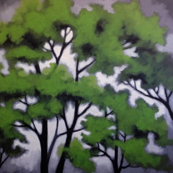 Green Trees II - Paintings