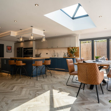 Open-Plan Kitchen, Utility and Reception Renovation - Colchester, Essex