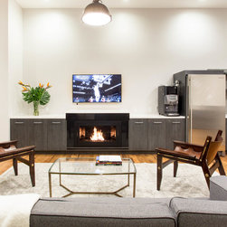 Nassau Coliseum - Indoor Fireplaces