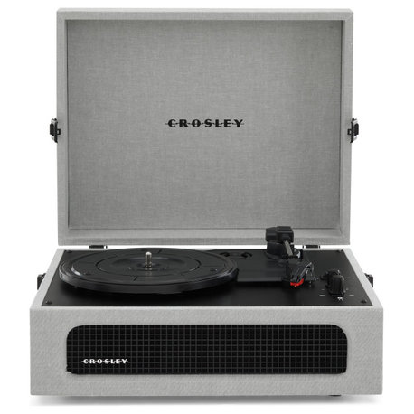 Voyager Bluetooth Vinyl Record Player, Gray