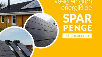 Brochure om solcelleanlæg