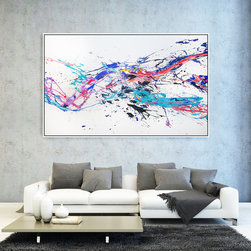 SP&sup2; #20, 2017, acrylic on canvas, 96" x 60" (243.8 x 152.4 cm) - Paintings