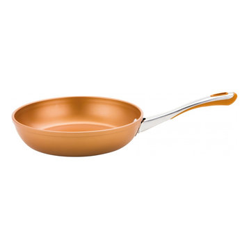Prestige Prism Non Stick Frying Pan, Copper, 30 Cm