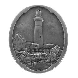 Inviting Home Inc. - Lighthouse Knobs, Antique-Style Pewter - Cabinet And Drawer Knobs