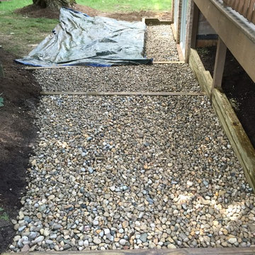 window well drain project