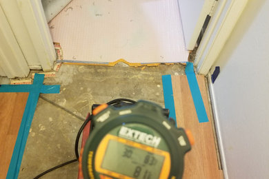 Water damage dry-out (monitoring)