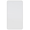 22" W X 40" H Radius Corner Stainless Steel Framed Mirror, White
