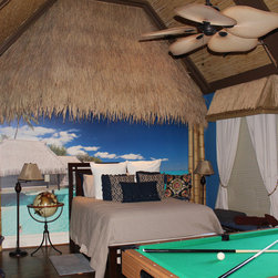 Tropical Themed Teen Room - Wallpaper