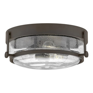 Hinkley Harper 3-Light Small Flush Mount 3640OZ-CS, Oil Rubbed Bronze ...