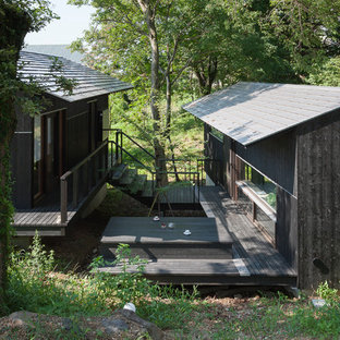 他の地域のアジアンスタイルのおしゃれなデッキの写真