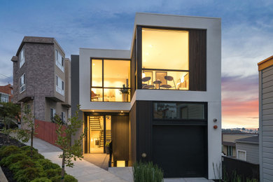 Trendy exterior home photo in San Francisco