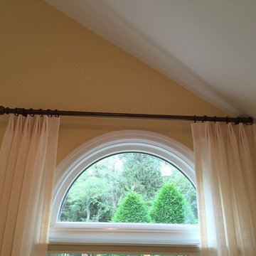 Linen Sheer Draperies - East Marion, NY