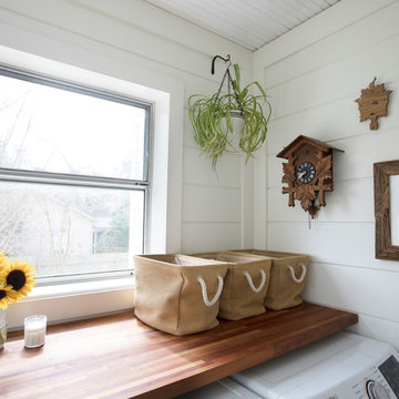 Wash, Rinse and Play in This Multipurpose Laundry Room