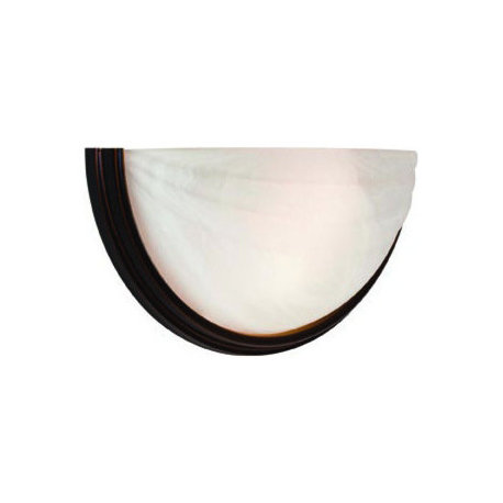 Access Lighting 20635 Crest 2 Light 13"W Compliant Alabaster Wall - Oil Rubbed