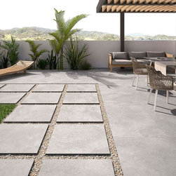 Roden Pearl Grey Patio Tiles - タイル