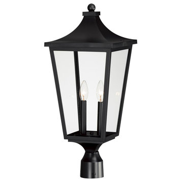 Maxim Sutton Place Vivex 2-Light Outdoor Post Lantern 40230CLBK, Black