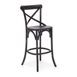 Union Square Bar/ Counter Chair- Black - Bar Stools And Counter Stools
