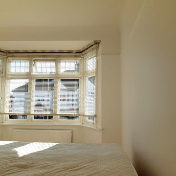 Master bedroom spray painting and decorating work In Southfields SW18 SW London