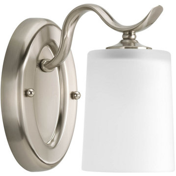Inspire Collection 1-Light Bath Light, Brushed Nickel