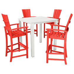 Contemporary Outdoor Pub And Bistro Sets by POLYWOOD