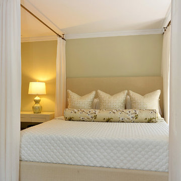 Romantic Custom Canopy created From Custom Hardware and Drapery