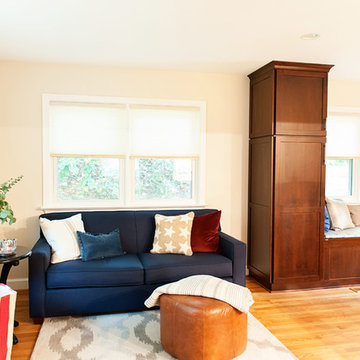 Arlington Kitchen - Family Room & Window Bench