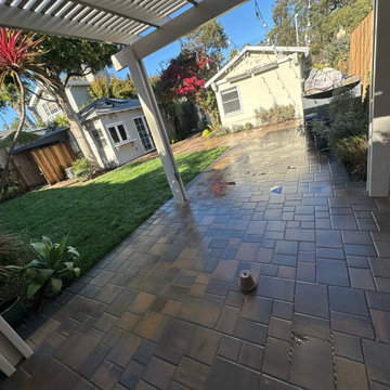 Backyard - Pavers and Turf