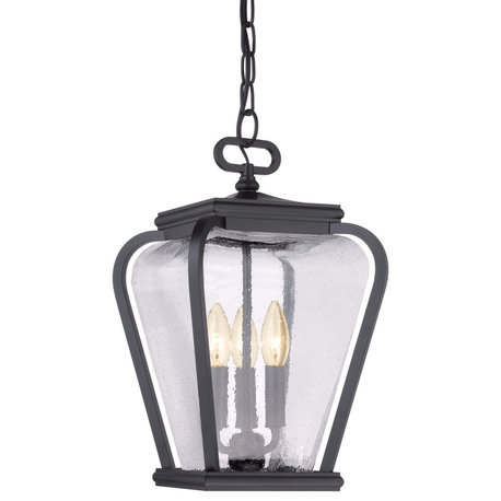 Quoizel PRV1909 Province 3 Light Outdoor Pendant - Mystic Black